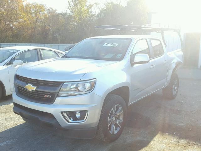 1GCGTCE35F1220117 - 2015 CHEVROLET COLORADO Z SILVER photo 2