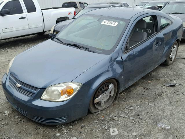 1G1AK15F677400012 - 2007 CHEVROLET COBALT LS BLUE photo 9