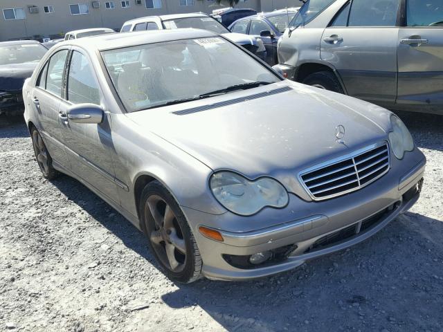 WDBRF40J55F670524 - 2005 MERCEDES-BENZ C 230K SPO SILVER photo 1