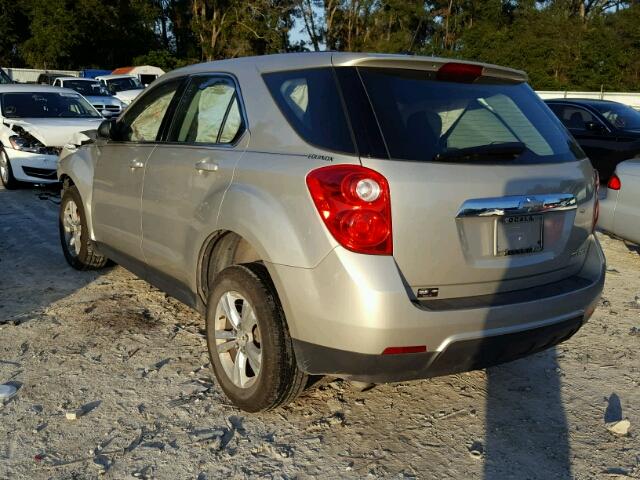 1GNALAEK8EZ104287 - 2014 CHEVROLET EQUINOX LS GOLD photo 3