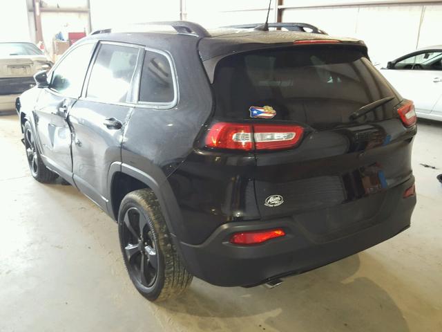 1C4PJLDB2GW297482 - 2016 JEEP CHEROKEE L BLACK photo 3