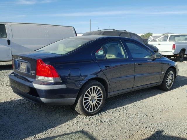 YV1RS58D832245976 - 2003 VOLVO S60 2.4T BLUE photo 4