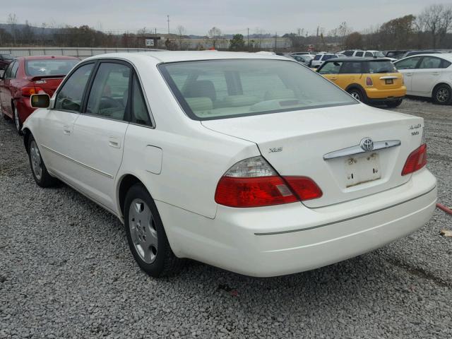 4T1BF28B83U336433 - 2003 TOYOTA AVALON XL WHITE photo 3