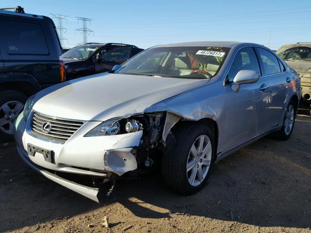 JTHBJ46G392334699 - 2009 LEXUS ES 350 SILVER photo 2