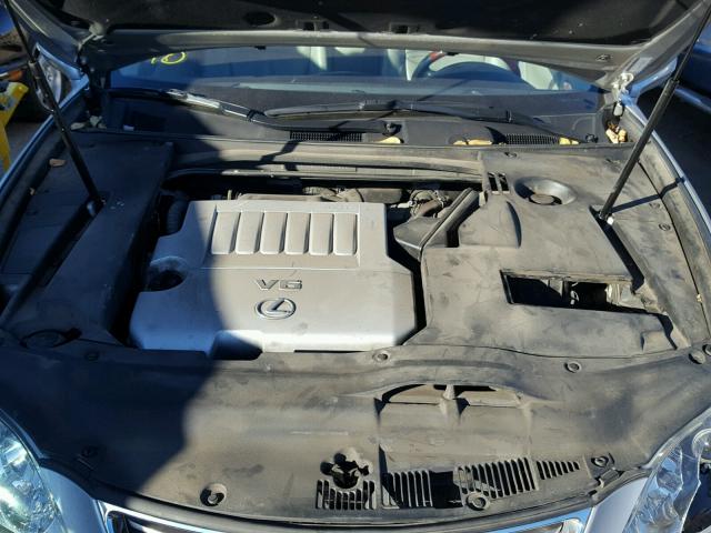 JTHBJ46G392334699 - 2009 LEXUS ES 350 SILVER photo 7