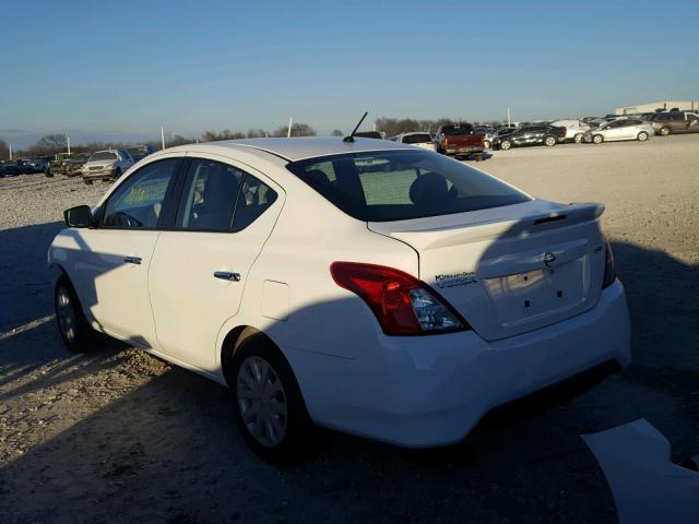 3N1CN7AP6GL914367 - 2016 NISSAN VERSA S WHITE photo 3