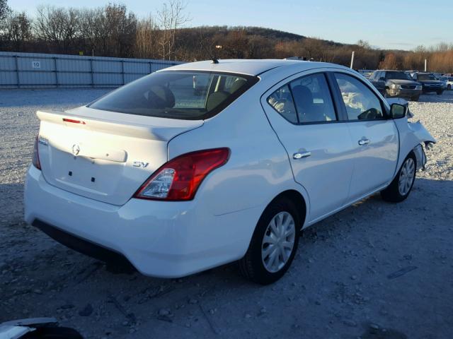 3N1CN7AP6GL914367 - 2016 NISSAN VERSA S WHITE photo 4