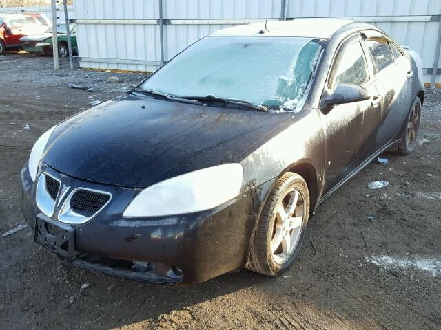 1G2ZG57N284190247 - 2008 PONTIAC G6 BASE BLACK photo 2