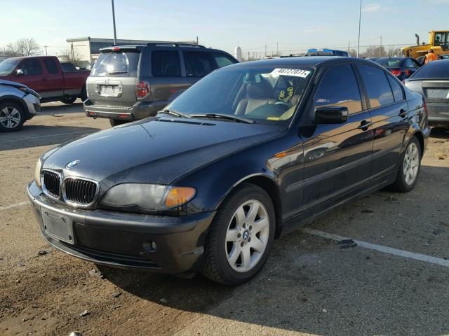 WBAET37442NG81776 - 2002 BMW 325 I BLACK photo 2