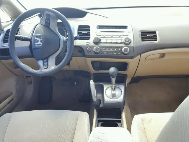 1HGFA168X6L009114 - 2006 HONDA CIVIC EX 黑色 照片 9