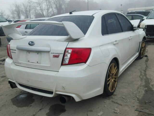 JF1GV8J67BL523623 - 2011 SUBARU IMPREZA WR WHITE photo 4