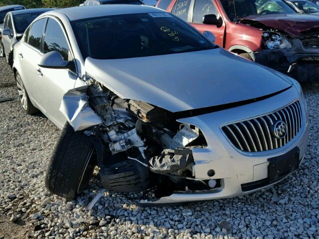 W04GZ5GVXB1069000 - 2011 BUICK REGAL CXL SILVER photo 1