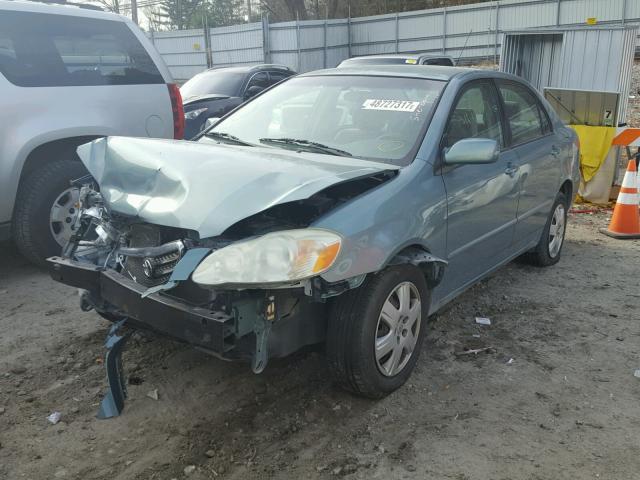 2T1BR32E07C780378 - 2007 TOYOTA COROLLA CE TEAL photo 2