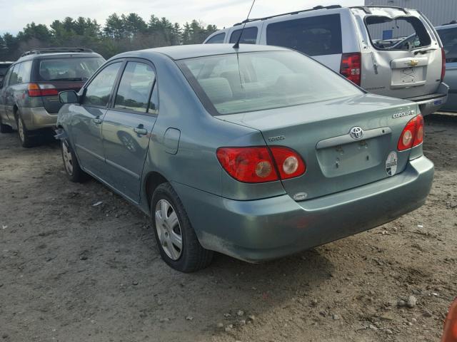 2T1BR32E07C780378 - 2007 TOYOTA COROLLA CE TEAL photo 3