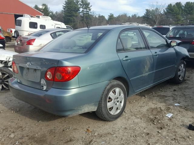 2T1BR32E07C780378 - 2007 TOYOTA COROLLA CE TEAL photo 4