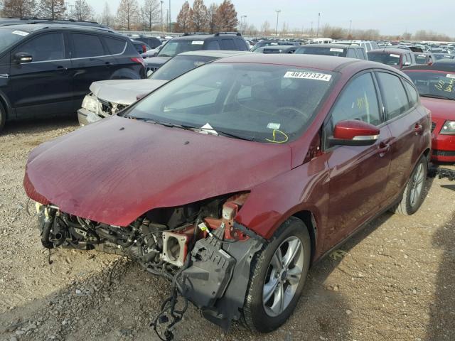 1FADP3K24EL431045 - 2014 FORD FOCUS SE RED photo 2