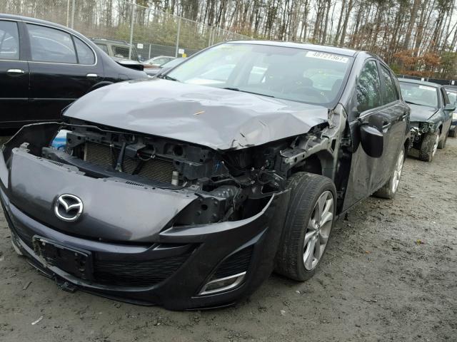 JM1BL1K68B1362579 - 2011 MAZDA 3 S GRAY photo 2