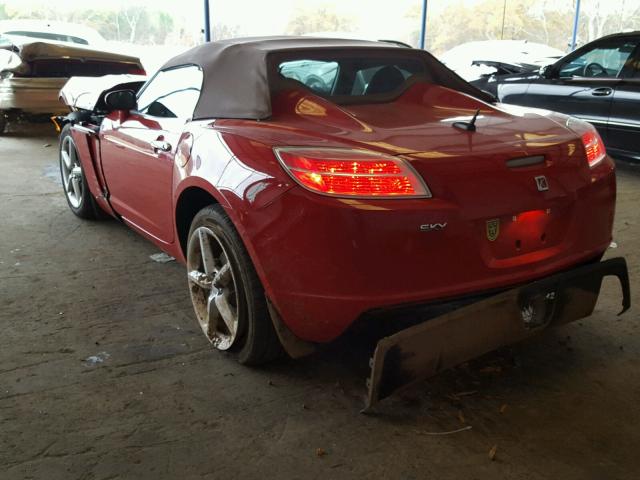 1G8MB35B37Y101885 - 2007 SATURN SKY RED photo 3