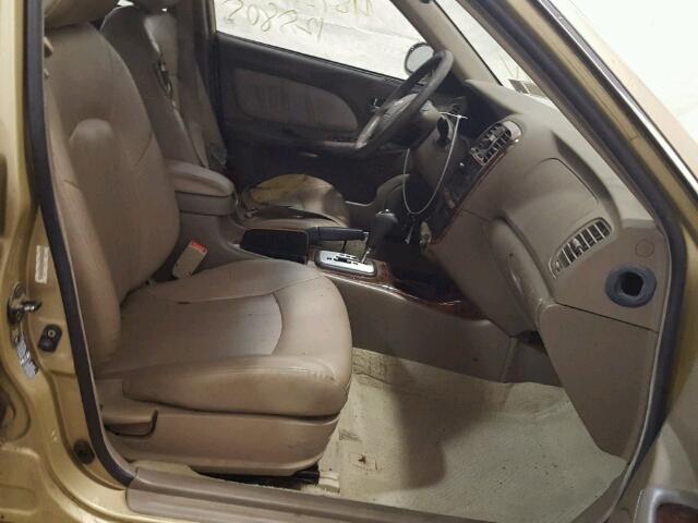 KMHWF35HX3A868011 - 2003 HYUNDAI SONATA GLS GOLD photo 5