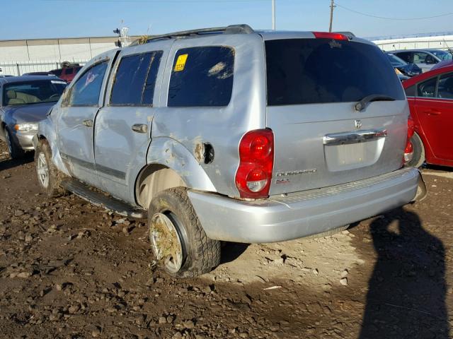 1D4HB48N46F109011 - 2006 DODGE DURANGO SL GRAY photo 3