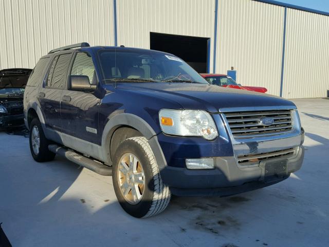 1FMEU63E66UB33136 - 2006 FORD EXPLORER X BLUE photo 1