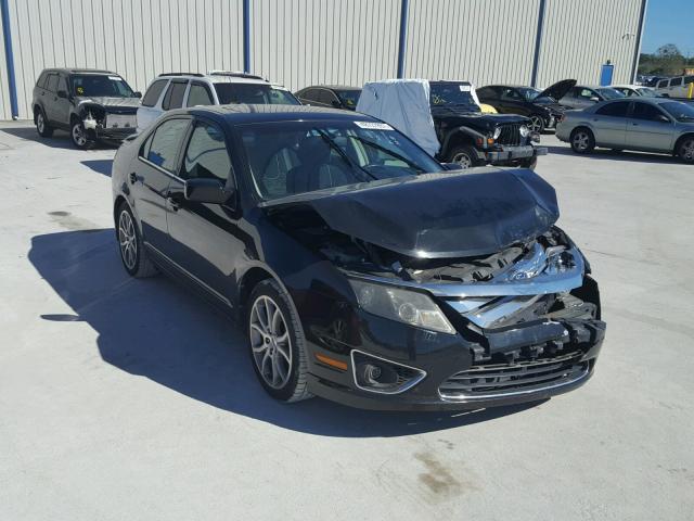 3FAHP0HG0CR267469 - 2012 FORD FUSION SE BLACK photo 1