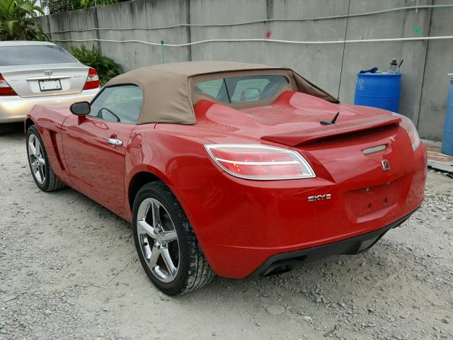 1G8MB35B37Y116046 - 2007 SATURN SKY RED photo 3