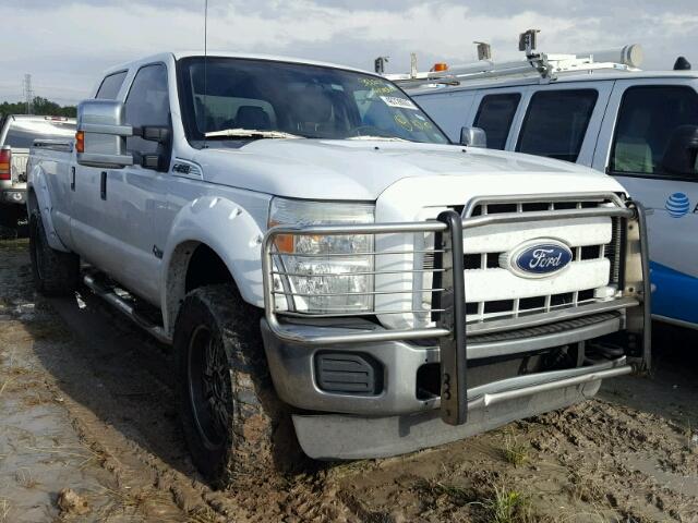 1FT7W2B62BEB19216 - 2011 FORD F250 SUPER WHITE photo 1