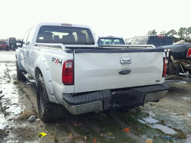 1FT7W2B62BEB19216 - 2011 FORD F250 SUPER WHITE photo 3