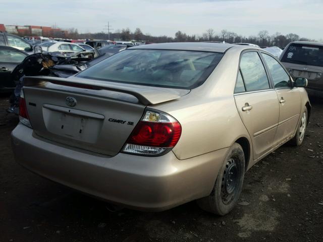 4T1BE32K36U113030 - 2006 TOYOTA CAMRY LE GOLD photo 4