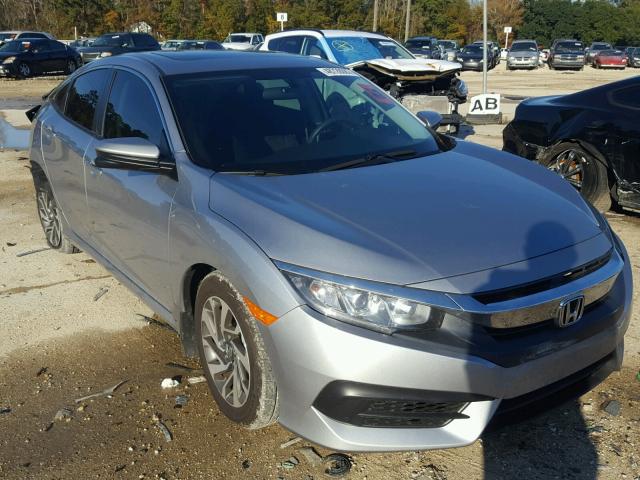 19XFC2F76HE026381 - 2017 HONDA CIVIC EX SILVER photo 1