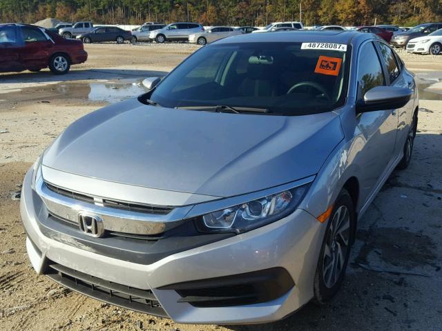 19XFC2F76HE026381 - 2017 HONDA CIVIC EX SILVER photo 2