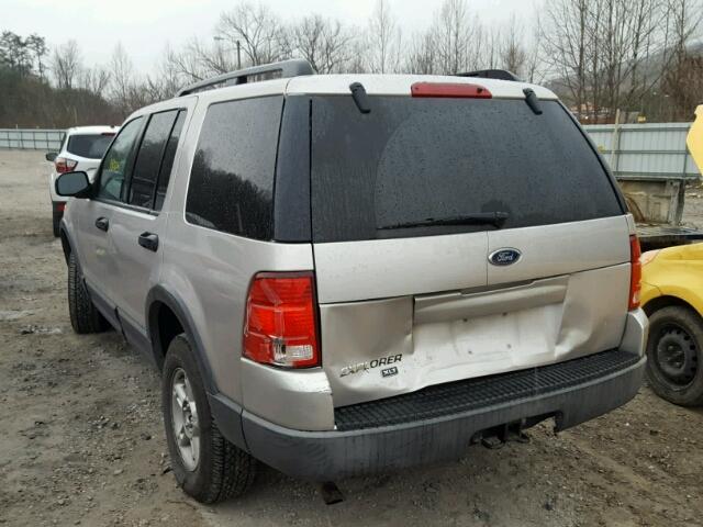 1FMZU73KX3UB45542 - 2003 FORD EXPLORER X SILVER photo 3