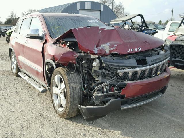 1C4RJFCG7CC113298 - 2012 JEEP GRAND CHER RED photo 1