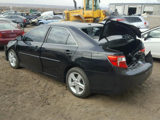 4T1BF1FKXEU814626 - 2014 TOYOTA CAMRY L BLACK photo 3