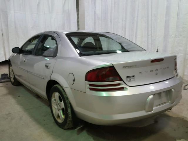 1B3EL46X62N238211 - 2002 DODGE STRATUS SE GRAY photo 3