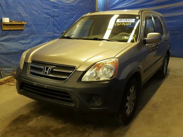 SHSRD78875U347258 - 2005 HONDA CR-V EX TAN photo 2