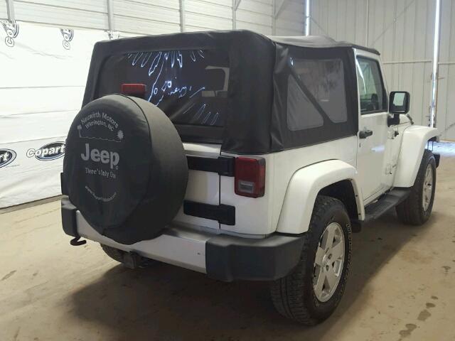 1J4AA5D14AL196407 - 2010 JEEP WRANGLER S WHITE photo 4