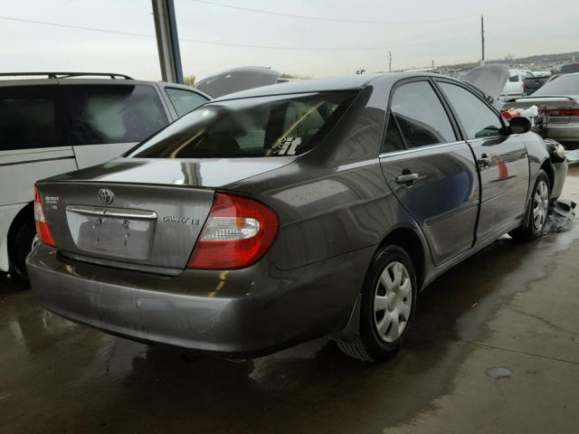 4T1BE32K13U671440 - 2003 TOYOTA CAMRY LE BROWN photo 4