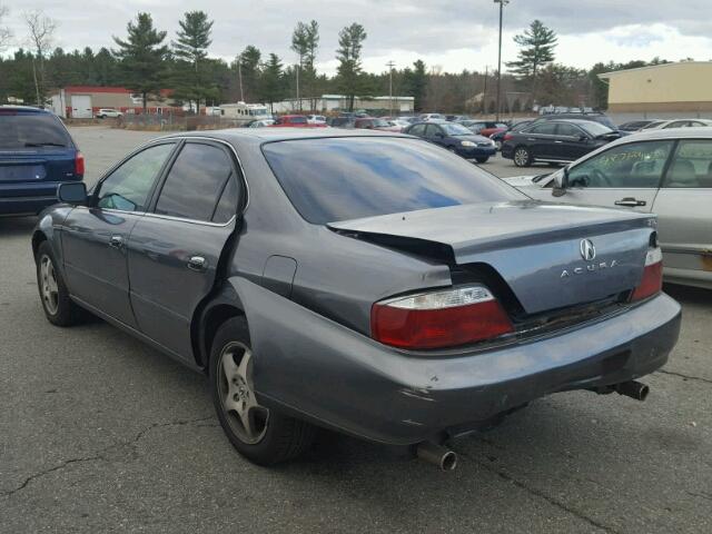 19UUA56602A035787 - 2002 ACURA 3.2TL GRAY photo 3