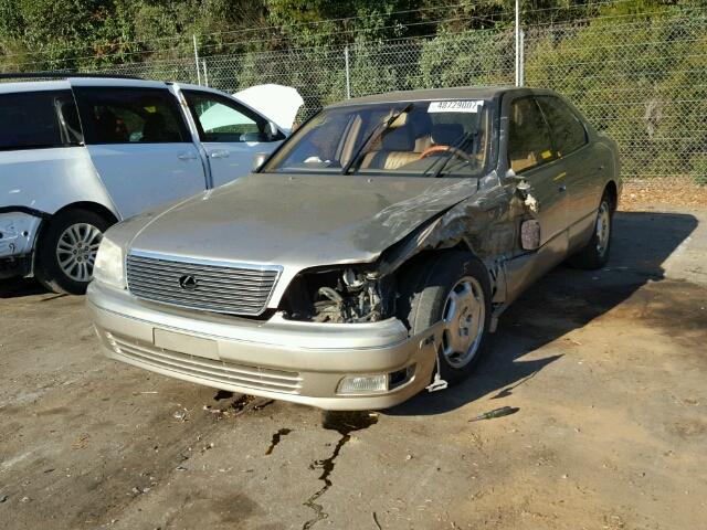 JT8BH28F3Y0175259 - 2000 LEXUS LS 400 TAN photo 2