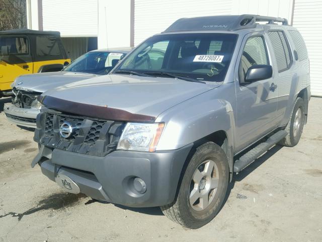 5N1AN08UX8C504722 - 2008 NISSAN XTERRA OFF SILVER photo 2