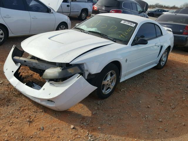 1FAFP40443F412302 - 2003 FORD MUSTANG WHITE photo 2