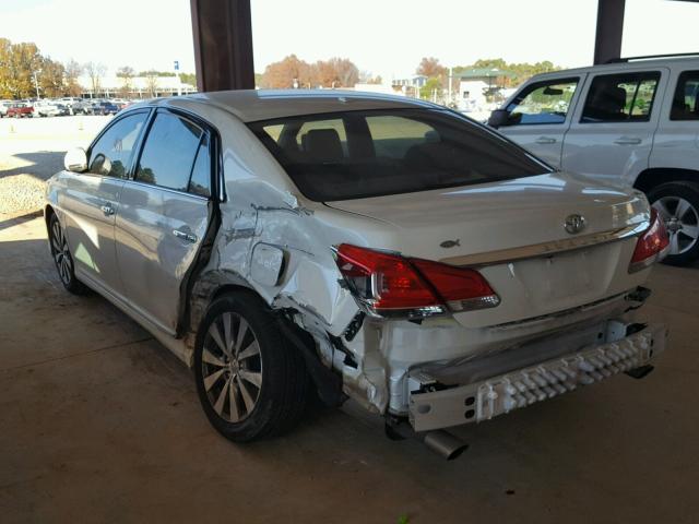 4T1BK3DB0BU419800 - 2011 TOYOTA AVALON BAS WHITE photo 3