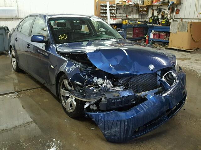 WBANA53544B174328 - 2004 BMW 525 I BLUE photo 1