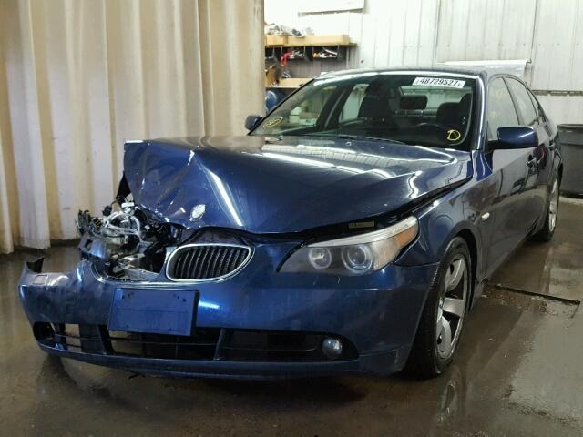 WBANA53544B174328 - 2004 BMW 525 I BLUE photo 2