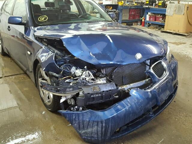 WBANA53544B174328 - 2004 BMW 525 I BLUE photo 9