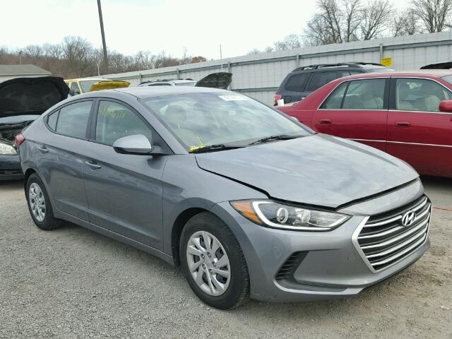 KMHD74LF0HU123513 - 2017 HYUNDAI ELANTRA SE GRAY photo 1