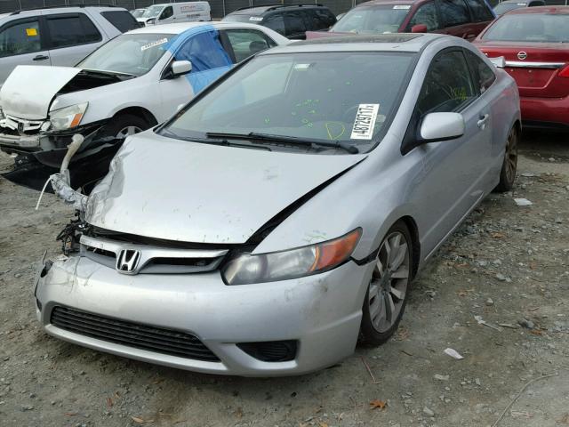 2HGFG21528H706777 - 2008 HONDA CIVIC SI SILVER photo 2