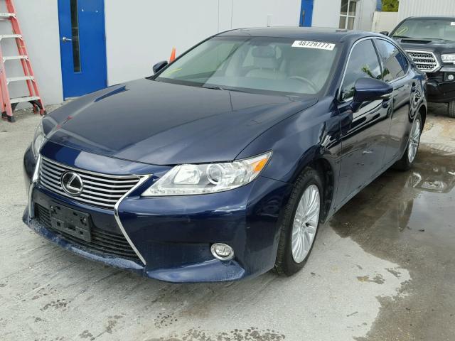 JTHBK1GG1F2205639 - 2015 LEXUS ES 350 BLUE photo 2